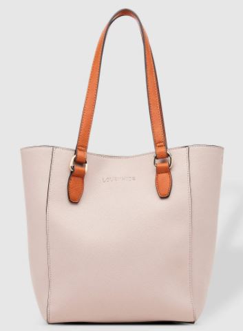 Putty Tote with Contrasting Handles