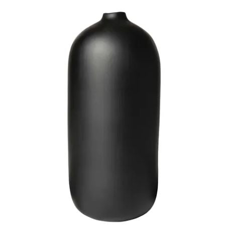 Tall Black Vase