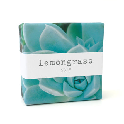 Signature Wrapped Soap - Lemongrass Succulent