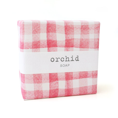 Signature Wrapped Soap - Orchid Gingham
